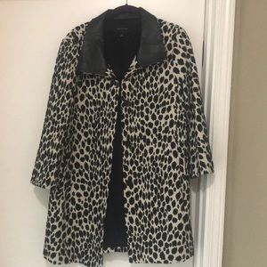 Ann Taylor animal print coat
